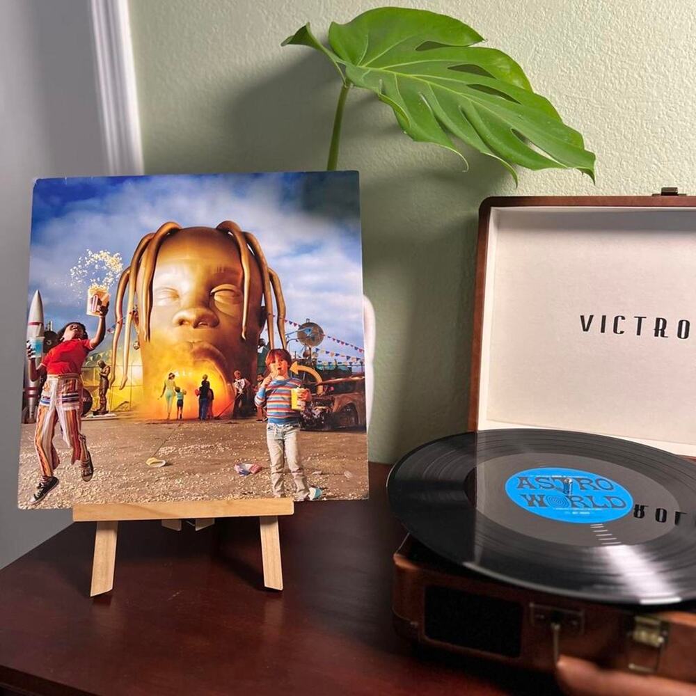 Travis Scott ASTROWORLD 2LP Black Vinyl 2018 Sicko Mode + Inserts